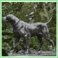 Outdoor Bronze Standing Dog Statue BASN-I002A